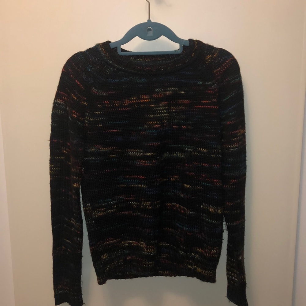 Knitted rainbow  sweater